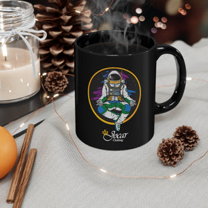 Captain Cre8 Black mug 11oz