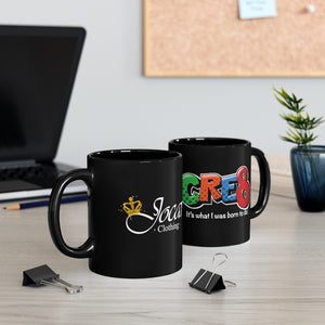 CRE8 Black mug 11oz