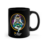 Captain Cre8 Black mug 11oz