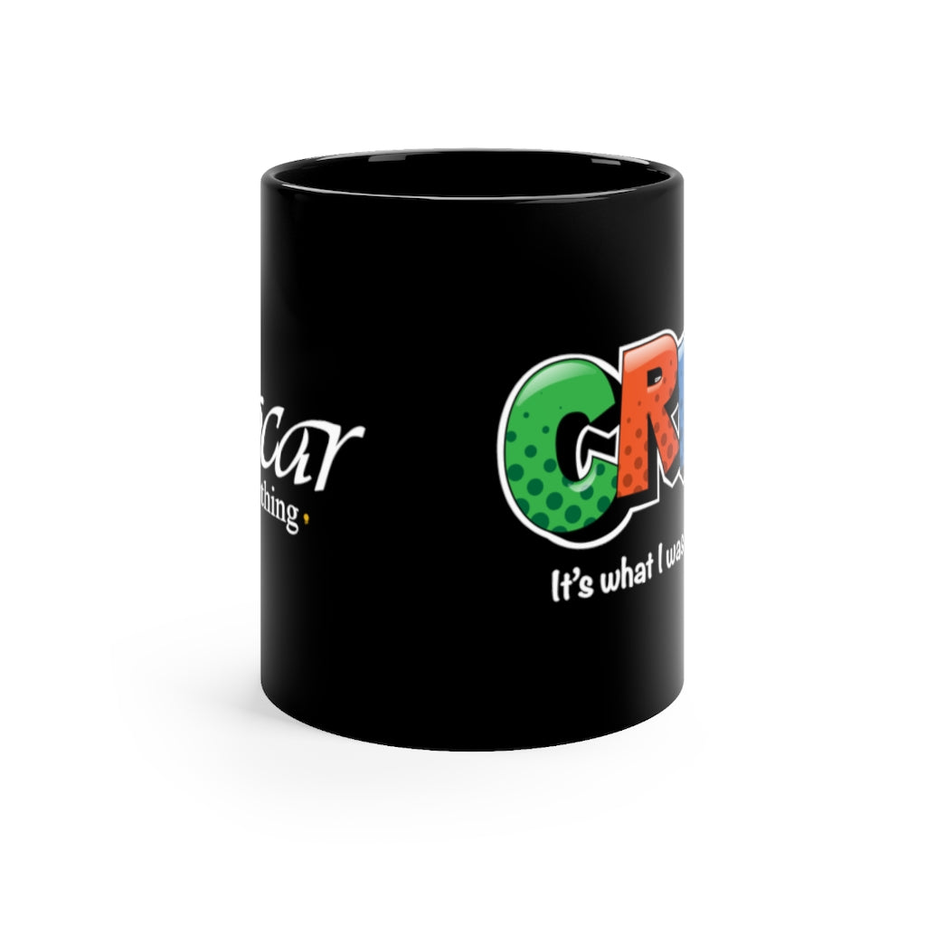 CRE8 Black mug 11oz