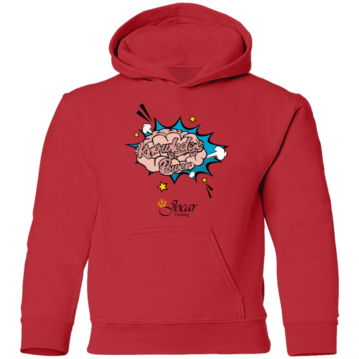 Jocar Knowledge Is Power Youth Pullover Hoodie