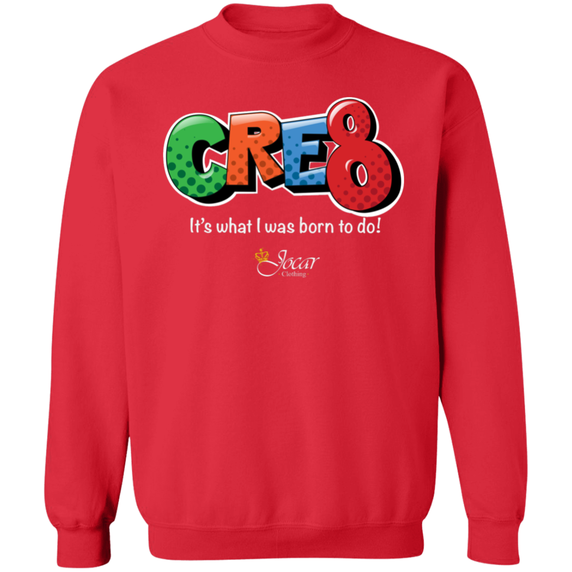 Jocar Cre8 Crewneck Pullover Sweatshirt