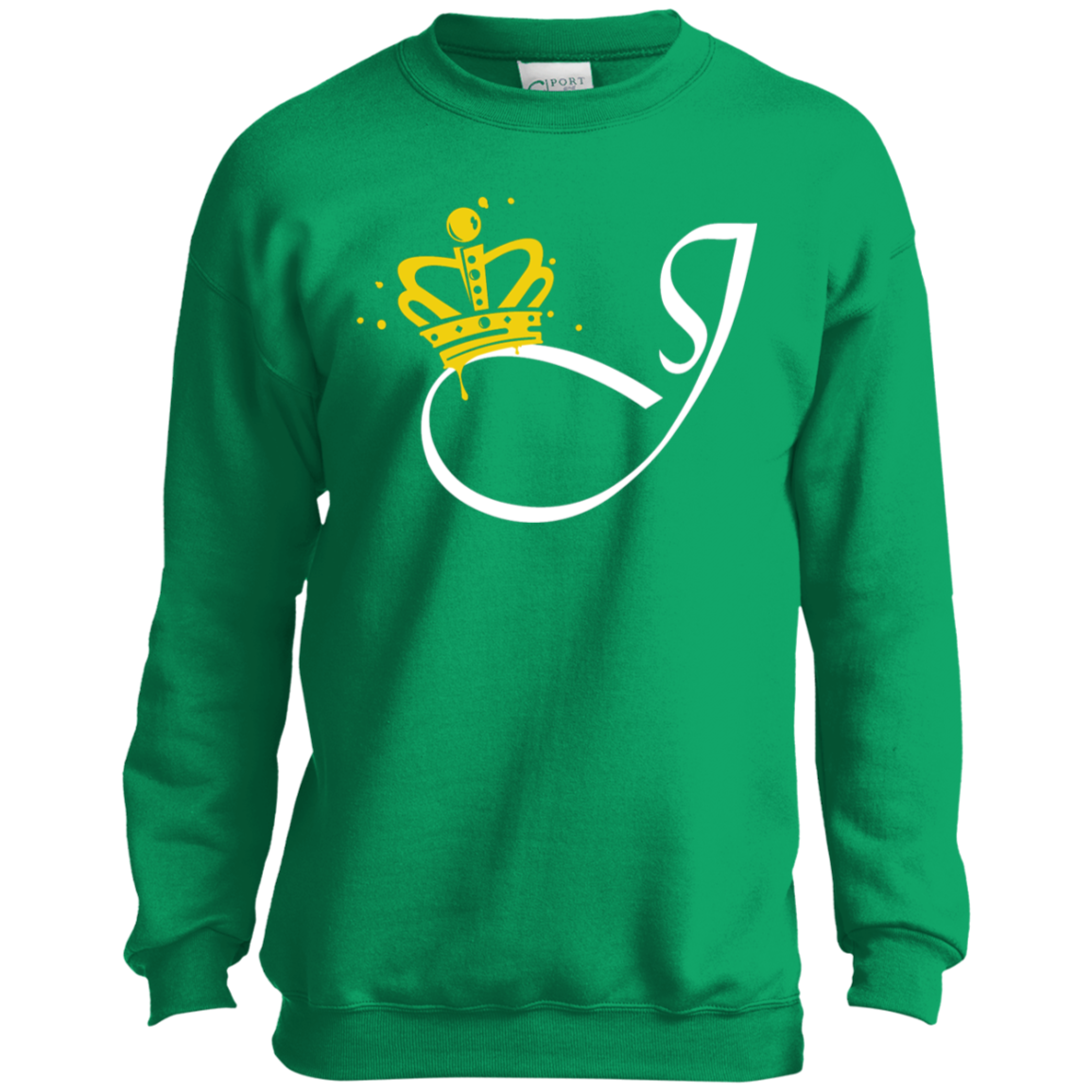 Jocar Clothing J with Crown Youth Crewneck Sweatshirt