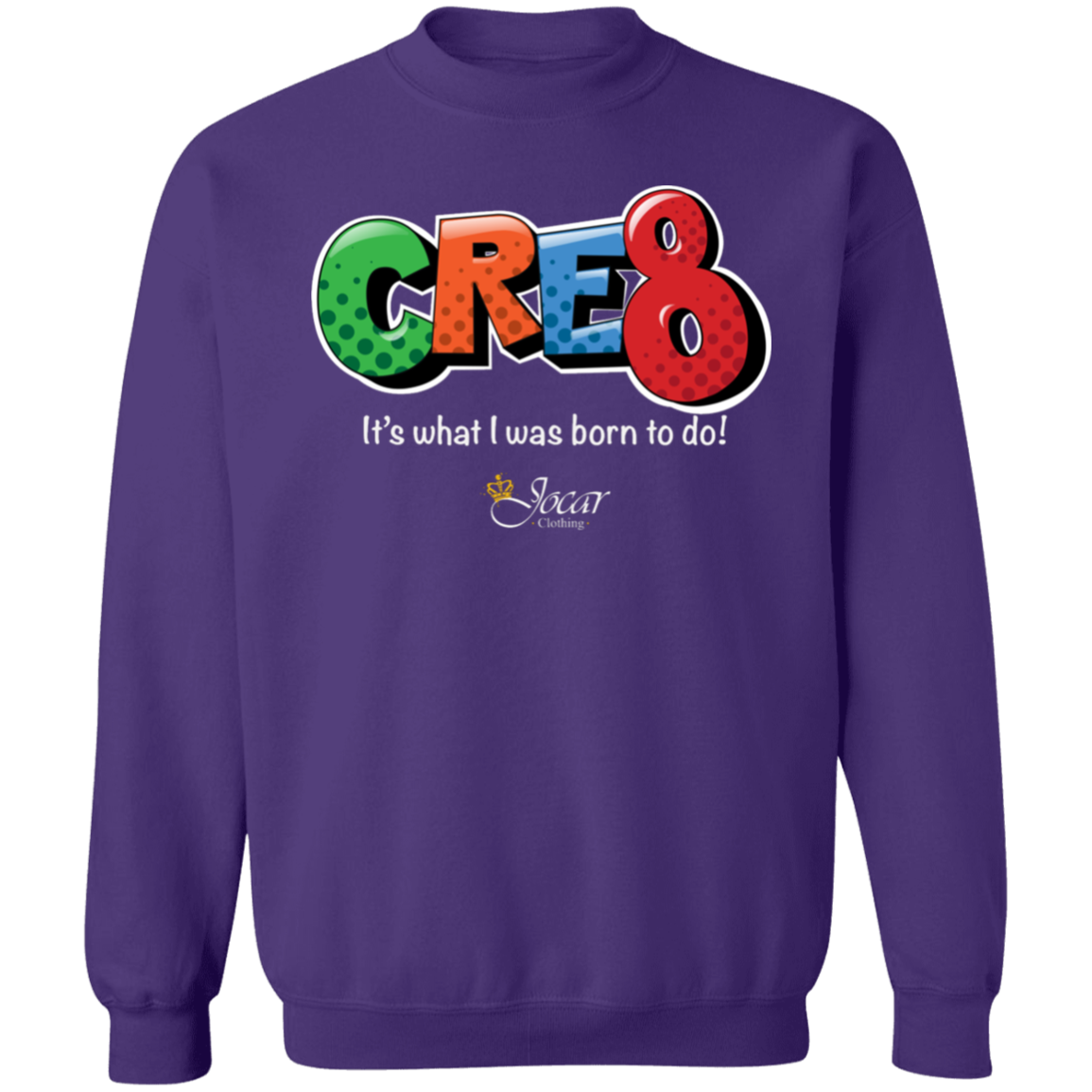 Jocar Cre8 Crewneck Pullover Sweatshirt