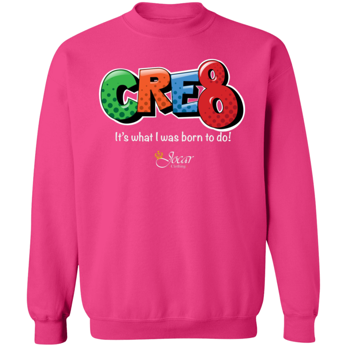 Jocar Cre8 Crewneck Pullover Sweatshirt