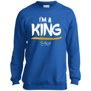 Jocar "I'm A King" Youth Crewneck Sweatshirt