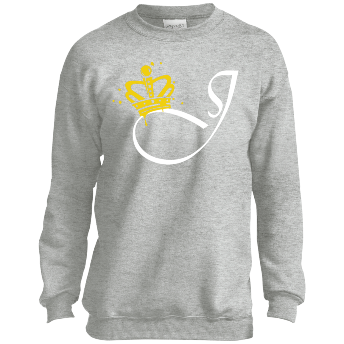 Jocar Clothing J with Crown Youth Crewneck Sweatshirt