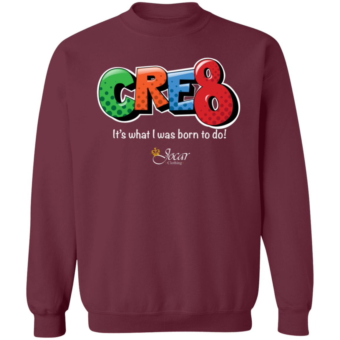 Jocar Cre8 Crewneck Pullover Sweatshirt