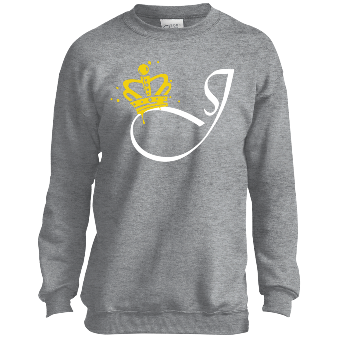 Jocar Clothing J with Crown Youth Crewneck Sweatshirt