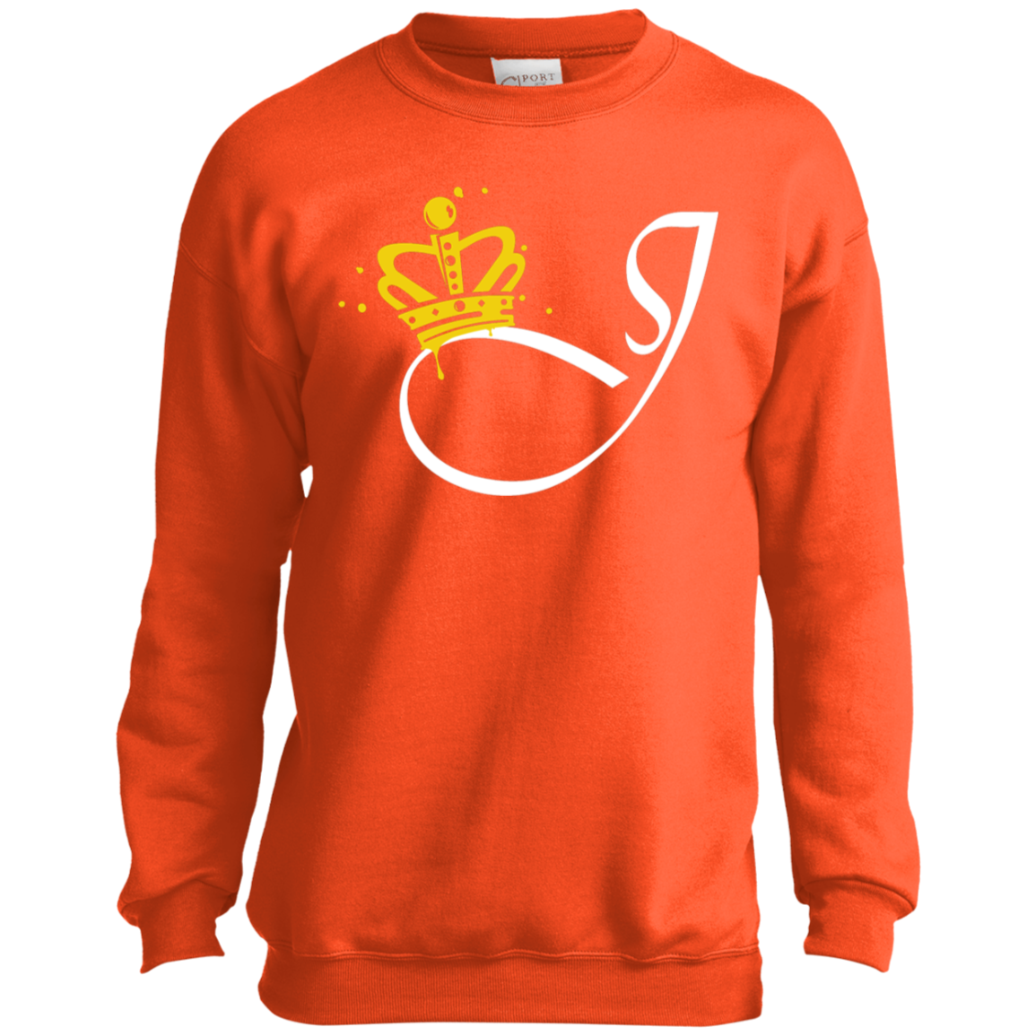 Jocar Clothing J with Crown Youth Crewneck Sweatshirt