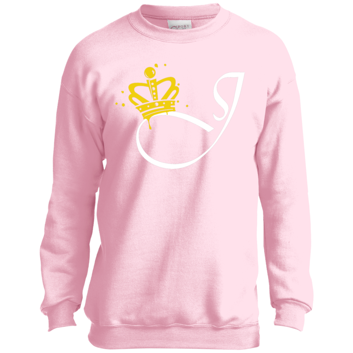 Jocar Clothing J with Crown Youth Crewneck Sweatshirt