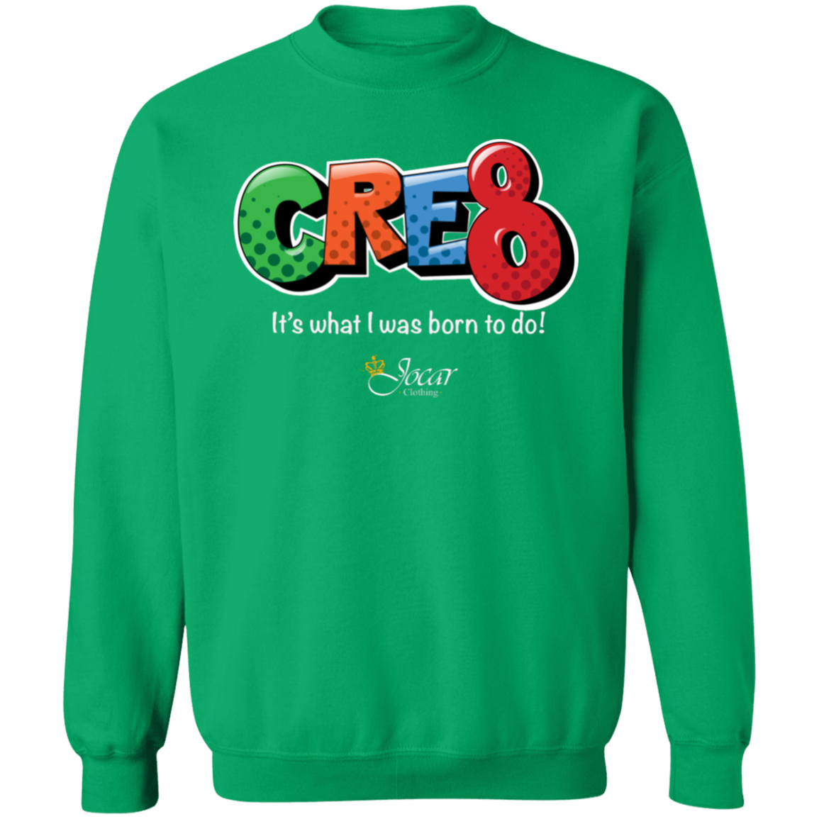 Jocar Cre8 Crewneck Pullover Sweatshirt