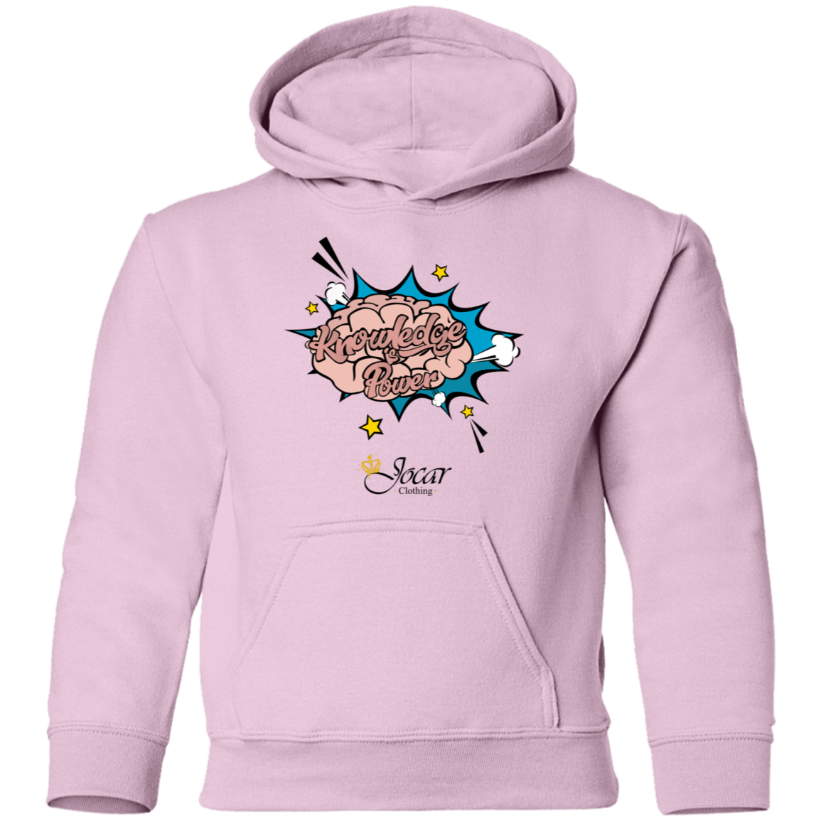 Jocar Knowledge Is Power Youth Pullover Hoodie