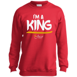 Jocar "I'm A King" Youth Crewneck Sweatshirt