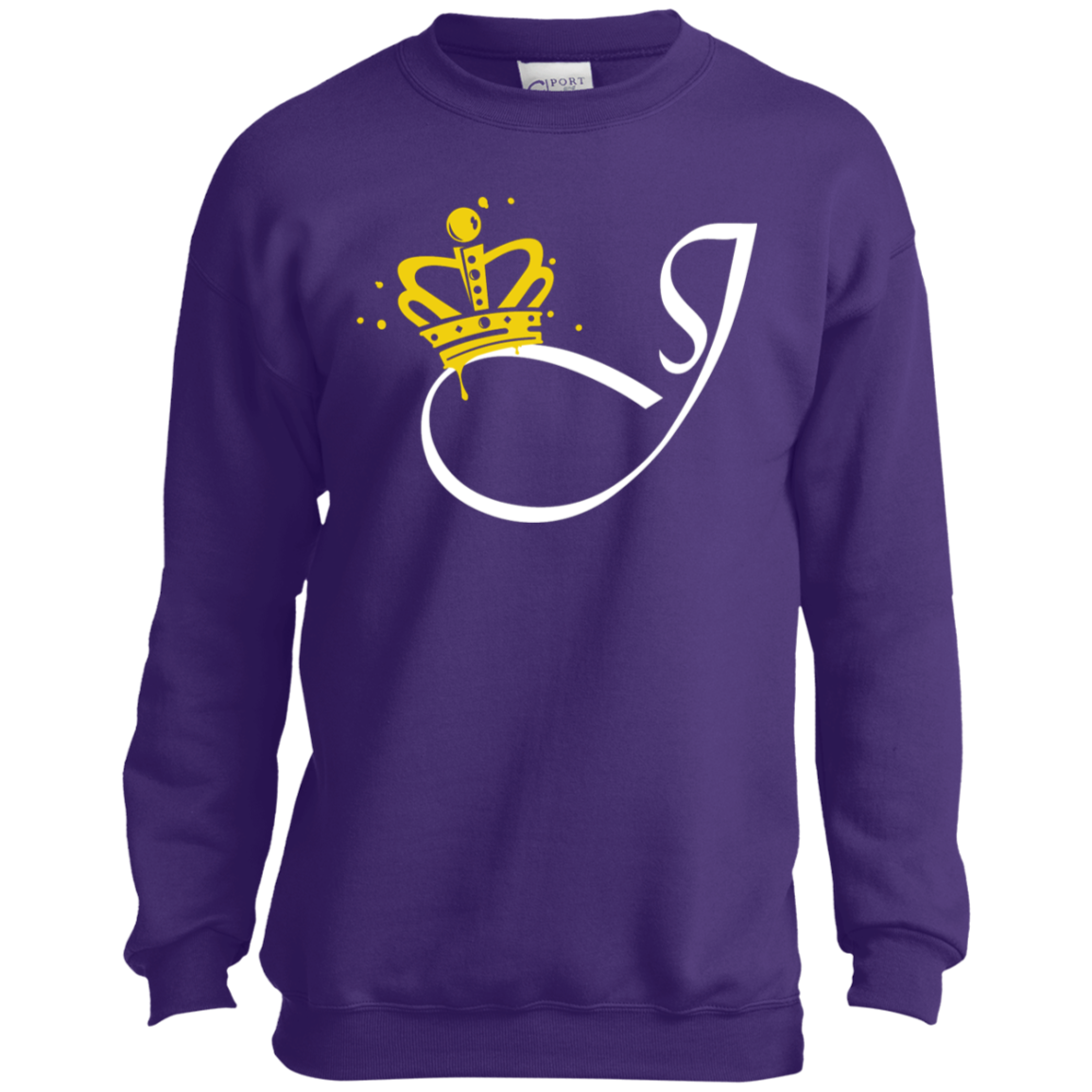 Jocar Clothing J with Crown Youth Crewneck Sweatshirt