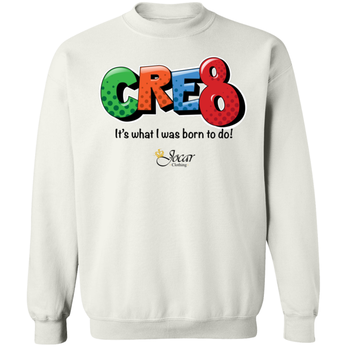 Jocar Cre8 Crewneck Pullover Sweatshirt