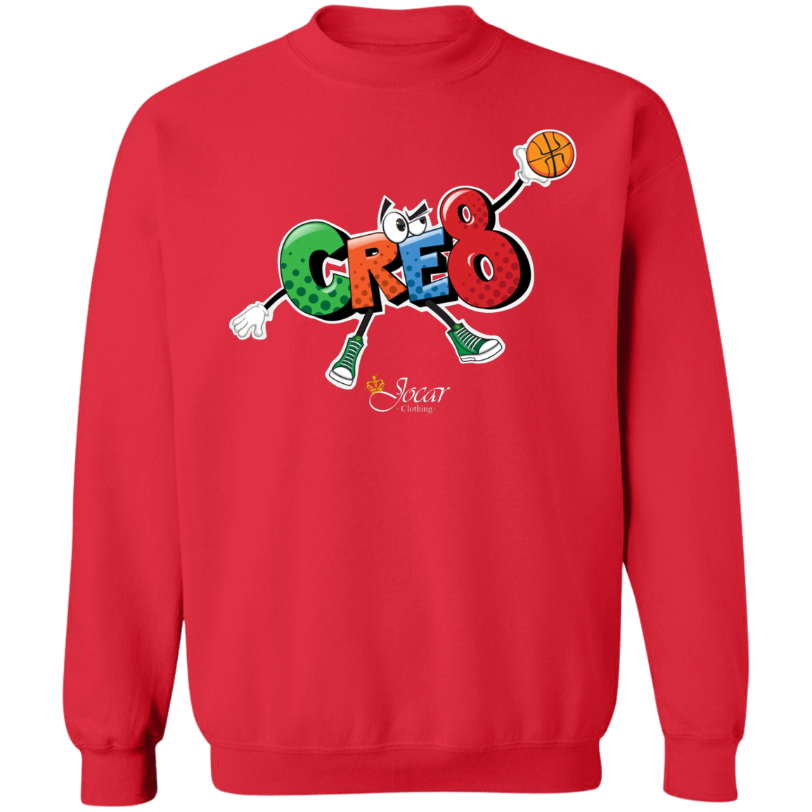 Jocar Ballin Cre8 Crewneck Pullover Sweatshirt