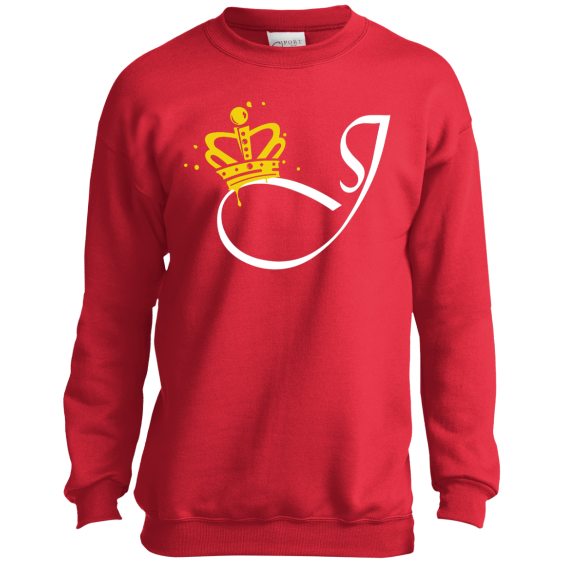 Jocar Clothing J with Crown Youth Crewneck Sweatshirt