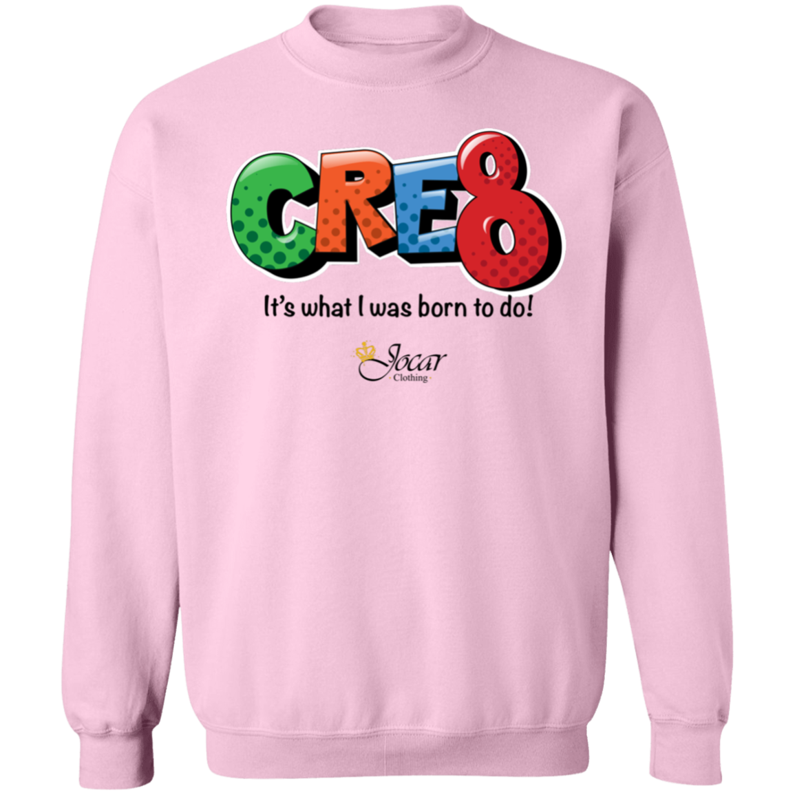 Jocar Cre8 Crewneck Pullover Sweatshirt