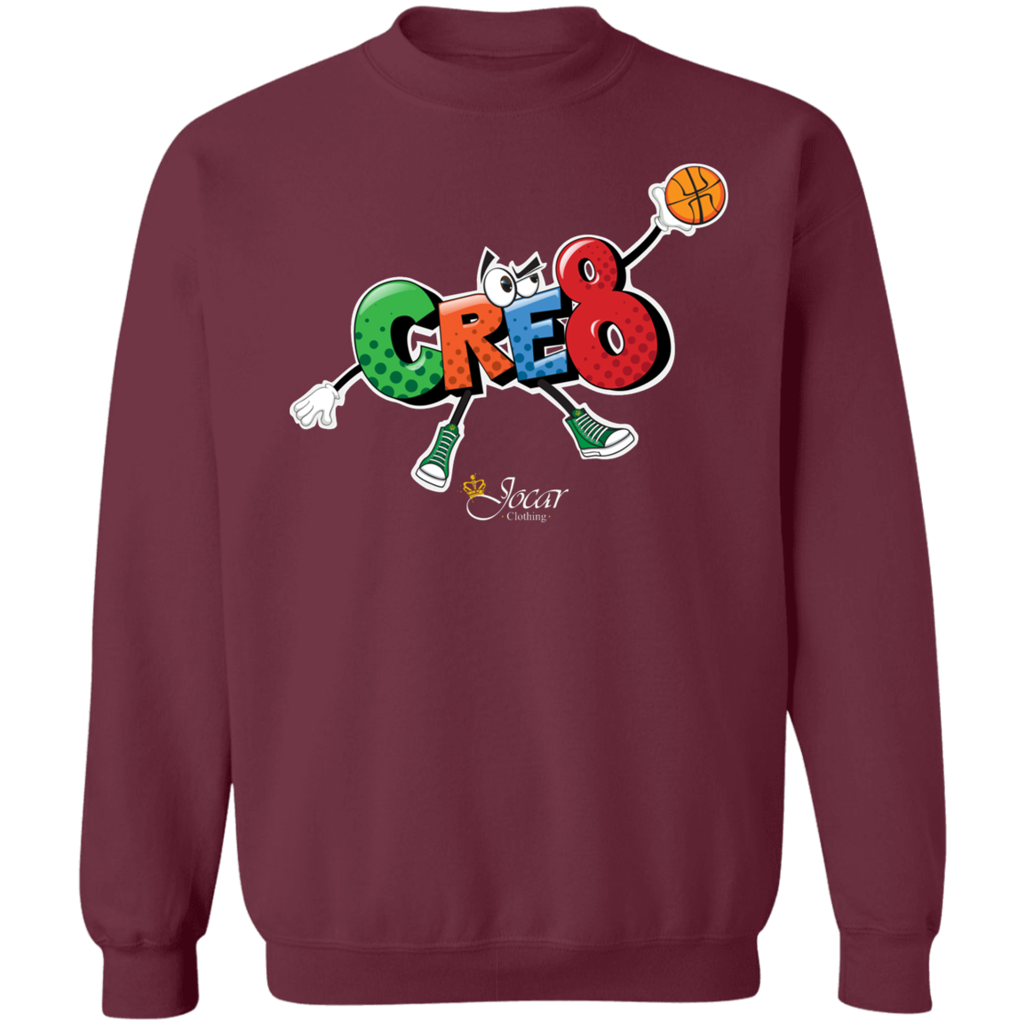 Jocar Ballin Cre8 Crewneck Pullover Sweatshirt