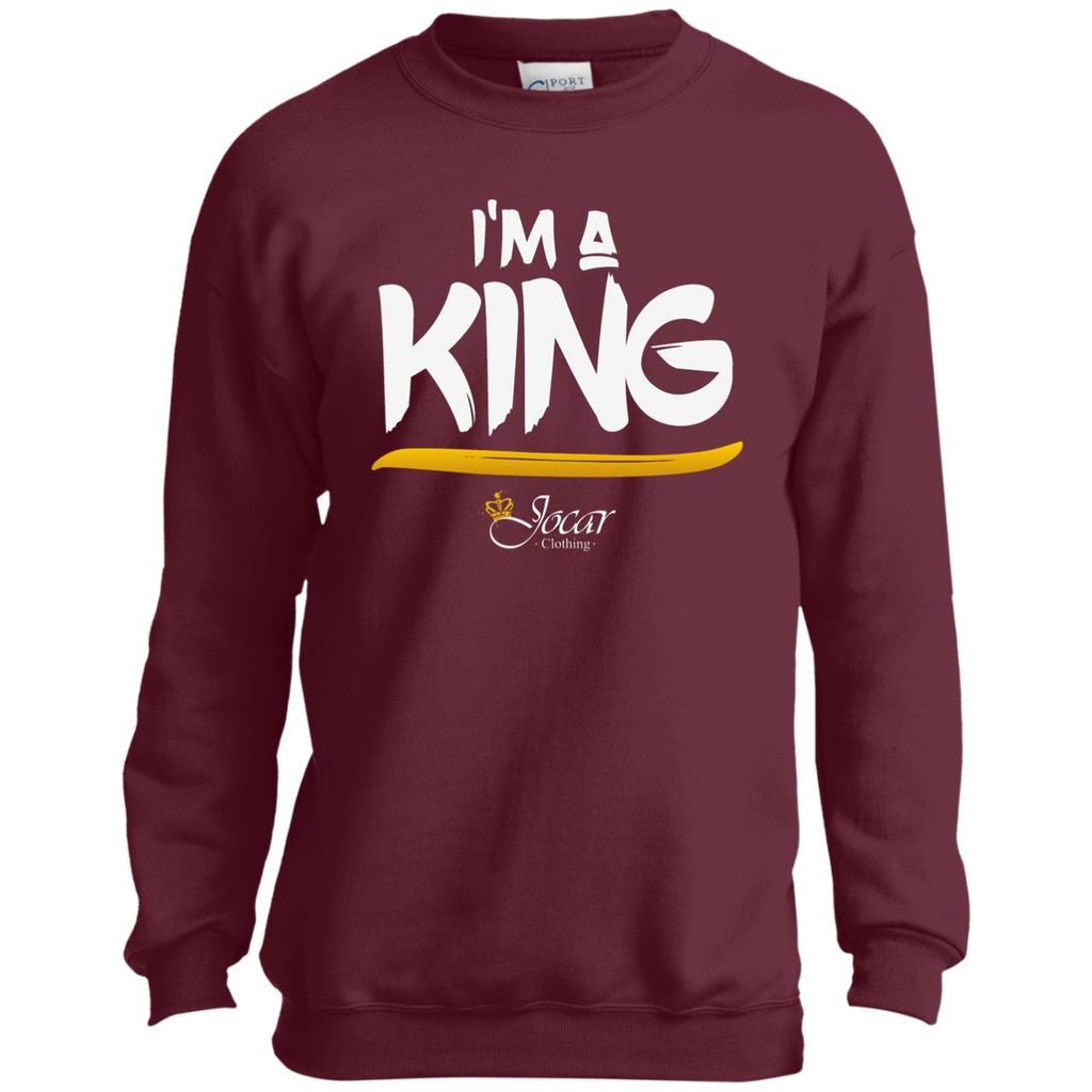 Jocar "I'm A King" Youth Crewneck Sweatshirt