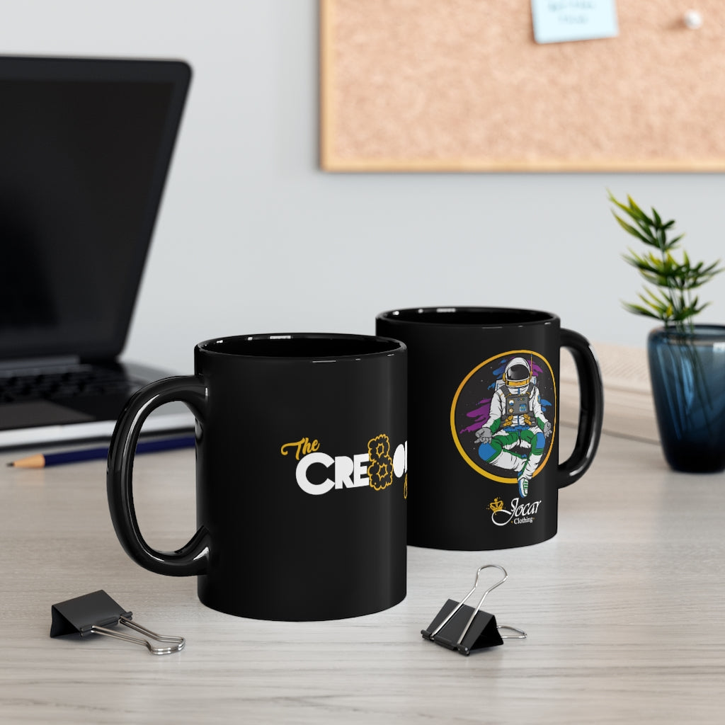 Captain Cre8 Black mug 11oz