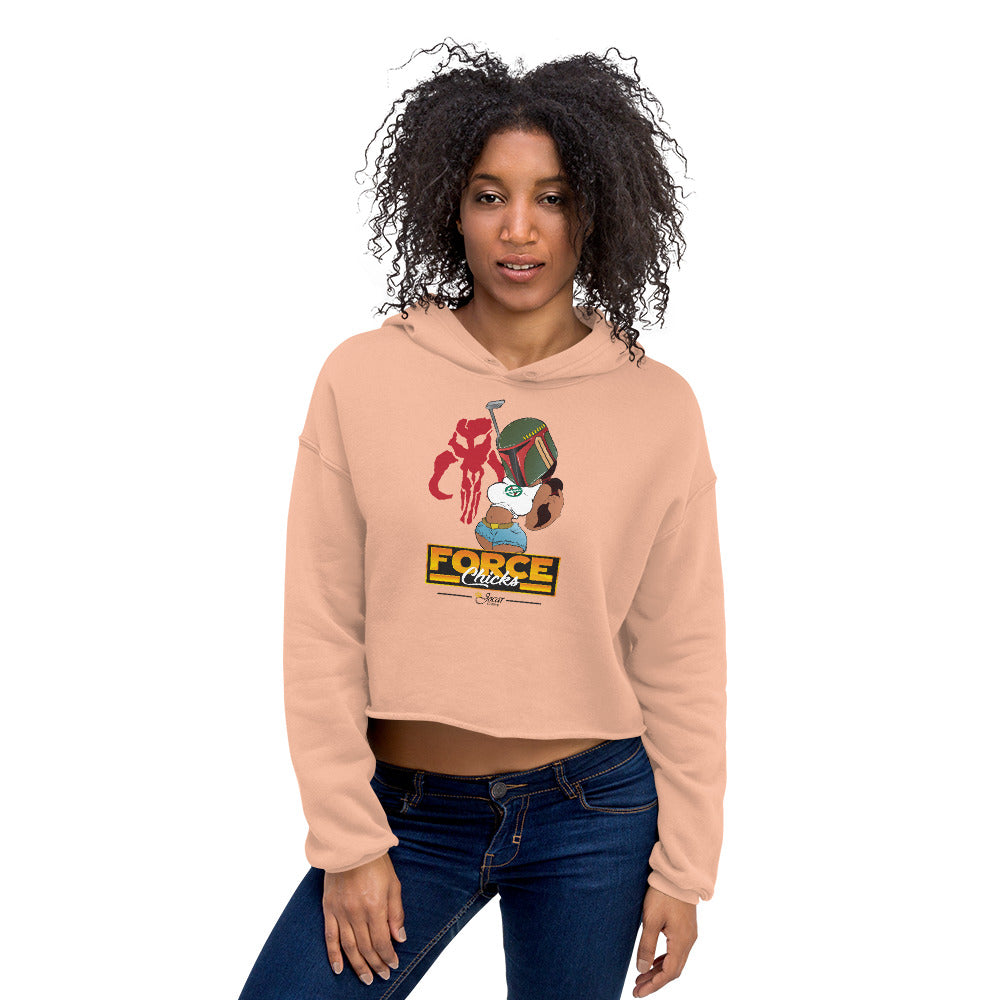 Jocar "Force Chicks" Crop Cut Hoodie