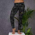 Jocar's Black Geometric Leggings