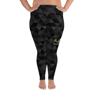 Jocar's Black Geometric Leggings