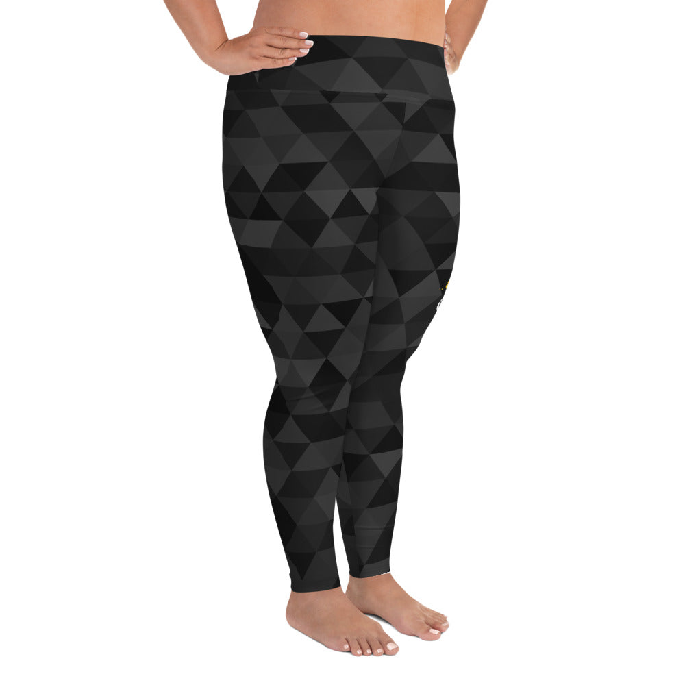 Jocar's Black Geometric Leggings