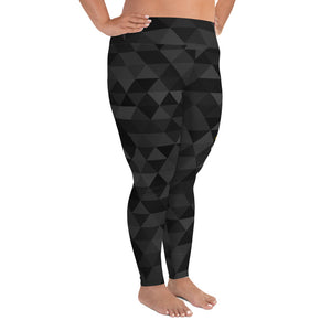 Jocar's Black Geometric Leggings