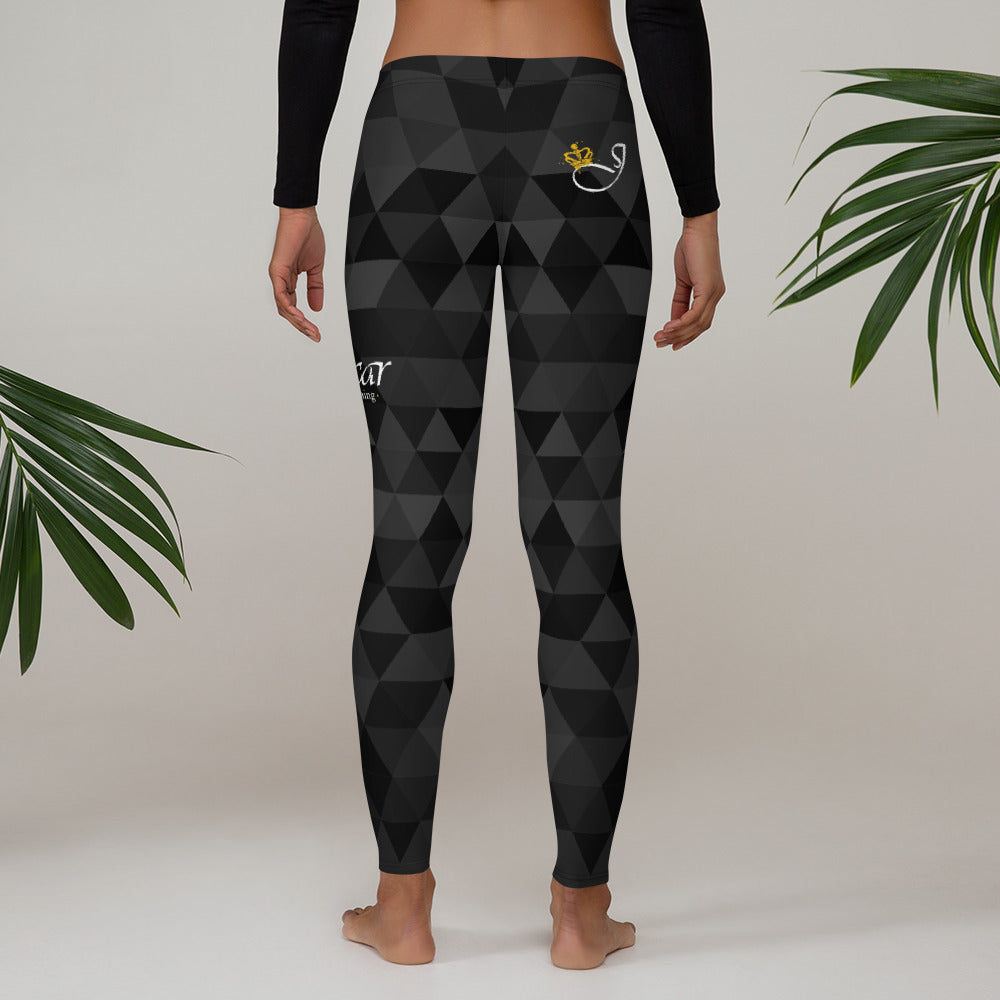 Jocar's Black Geometric Leggings