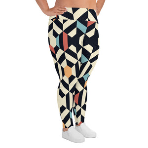 Jocar's Kaleidoscope Plus Sized Leggings