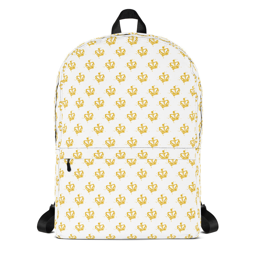 White Jocar "Crowned Out" Backpack