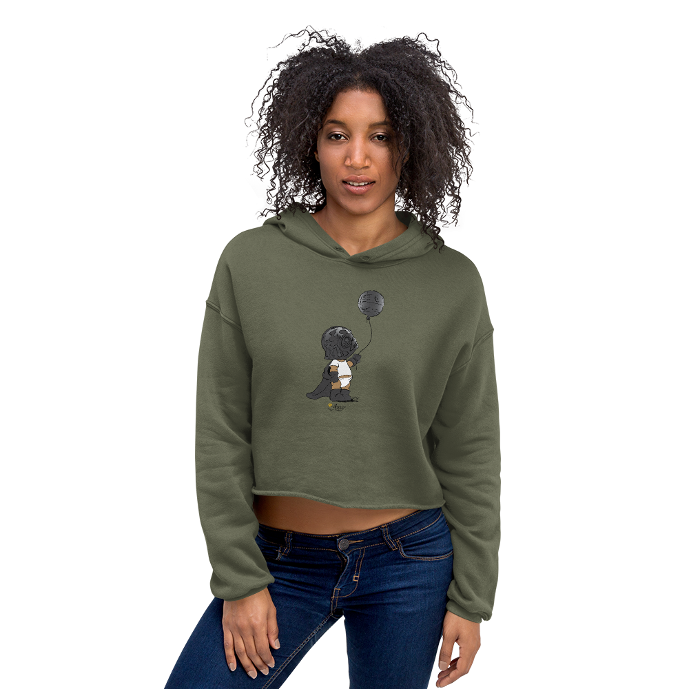 Jocar x Force Chicks Baby Vader Crop Hoodie