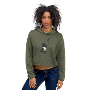 Jocar x Force Chicks Baby Vader Crop Hoodie